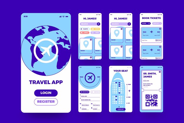 Travel booking app