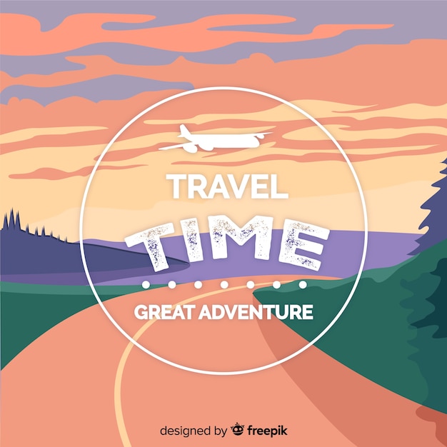 Free Vector travel time