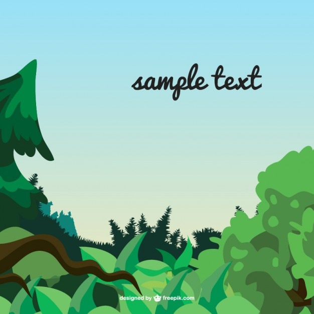 Free vector tree leaves background