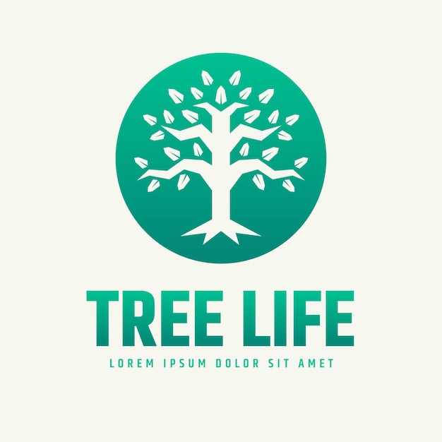 Free vector tree life logo template