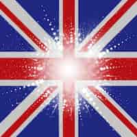 Free vector union jack flag background