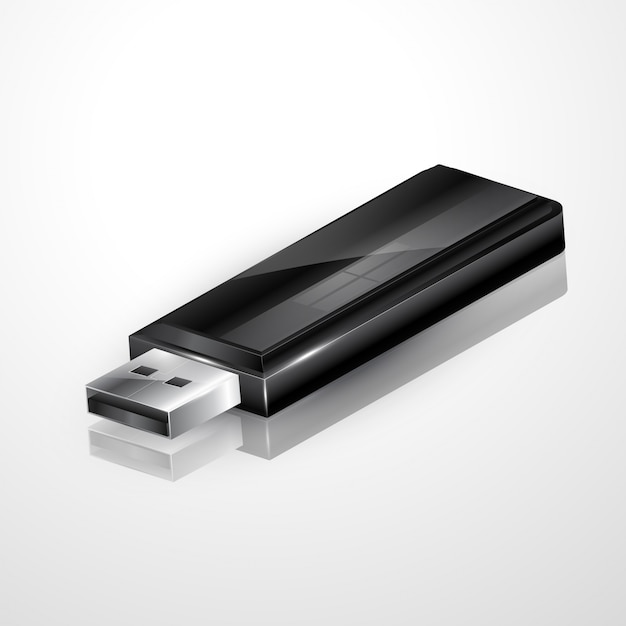 Usb flash drive illustration