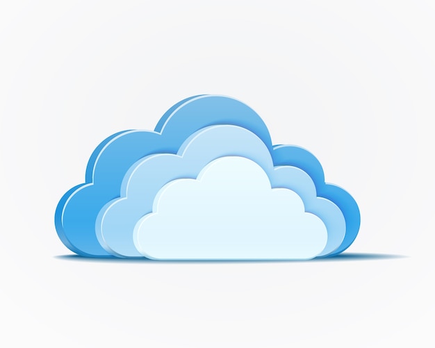 Free Vector vector blue clouds element