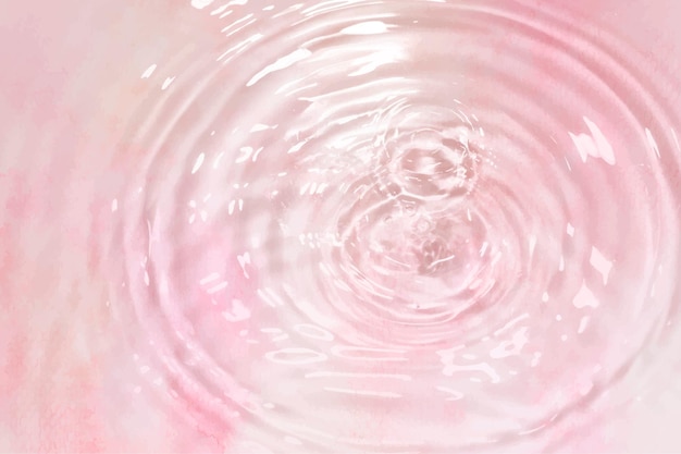 Free Vector vector pink water drop circle ripple background