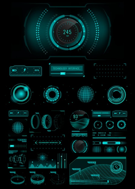 Velocity technology interface template design elements