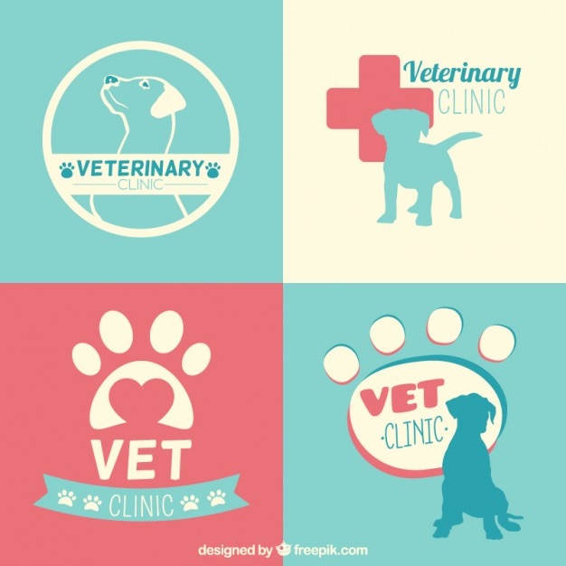 Veterinary clinic logo templates