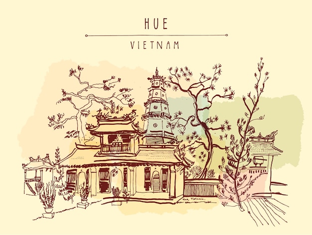 Free Vector vietnam background design