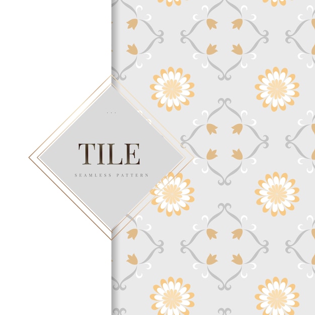 Free Vector vintage kitchen tiles