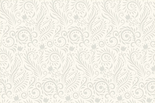 Vintage ornamental flowers background