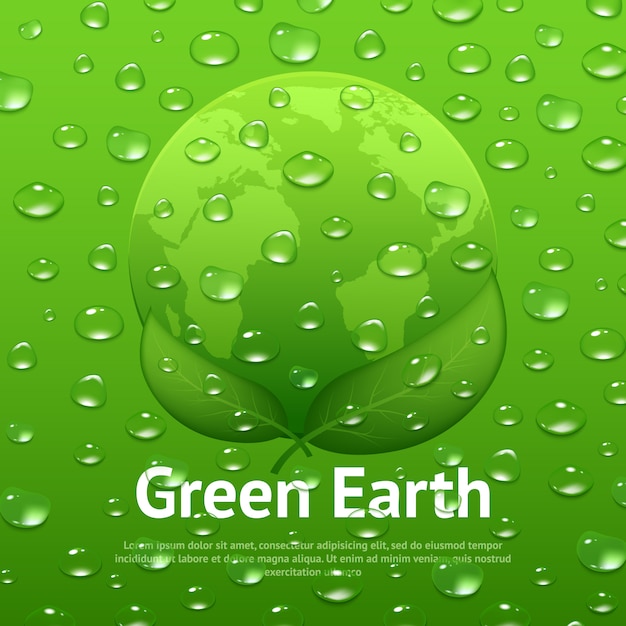 Water Drops Eco Poster