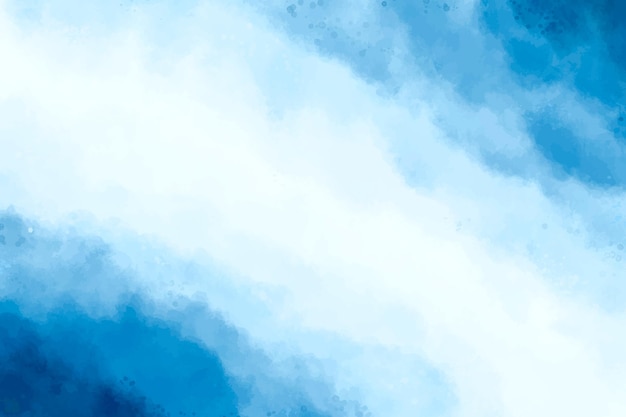 Watercolor blue abstract background