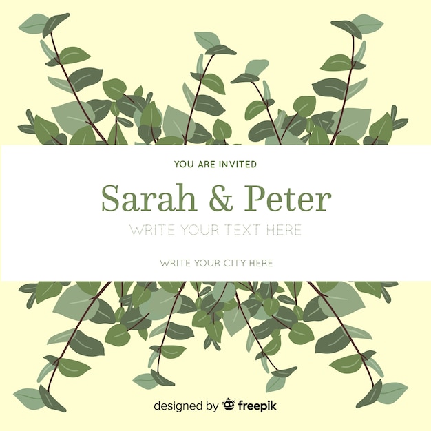 Free Vector watercolor eucalyptus leaves banner