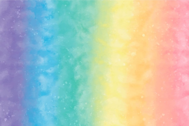 Free Vector watercolor rainbow background