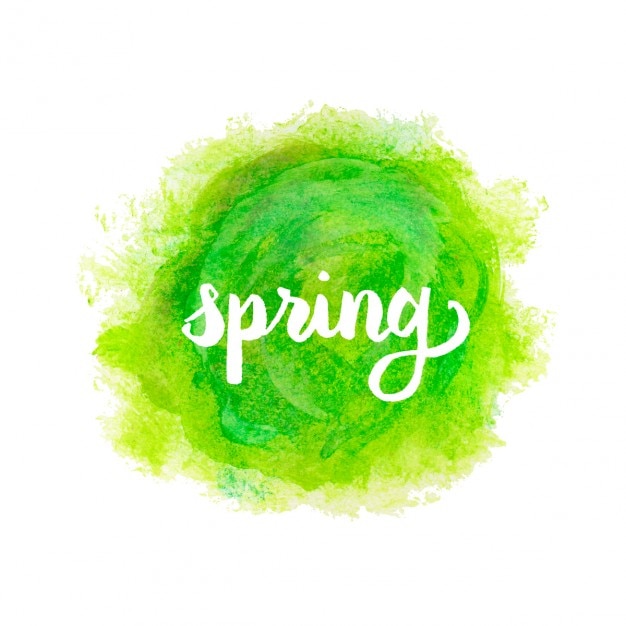 Free Vector watercolor spring background