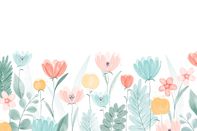 Free Vector watercolor spring background