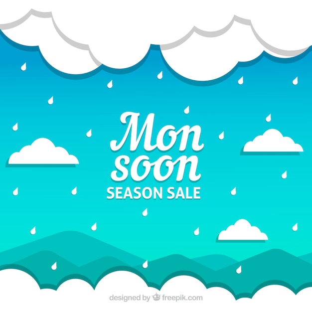 Free vector weather background design