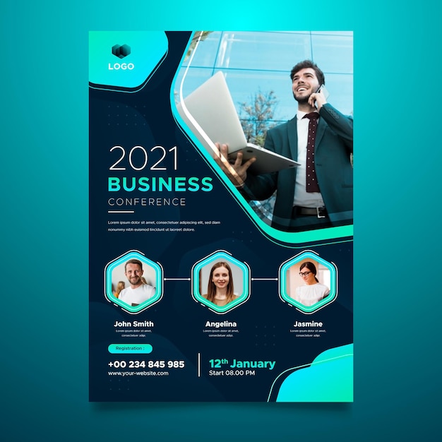 Webinar flyers template