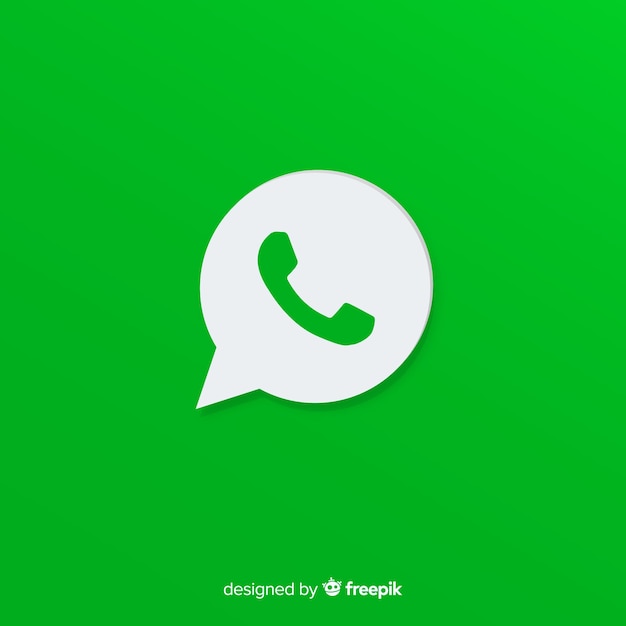 Free vector whatsapp icon design