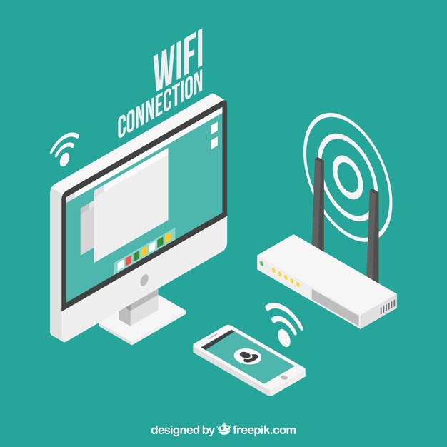 Wifi background design