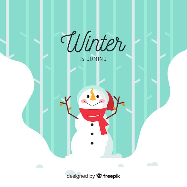 Free vector winter background