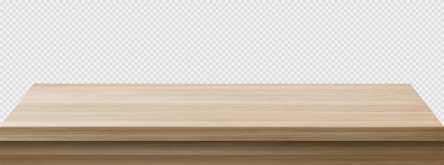 Free Vector wooden table perspective view wood top surface