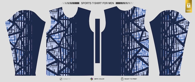 Free Vector workout and training clothing patterns ready to print sports tshirt