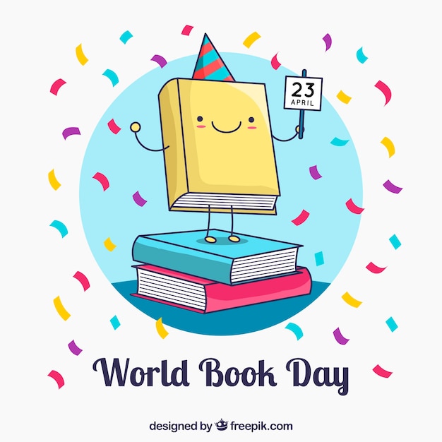 Free Vector world book day background