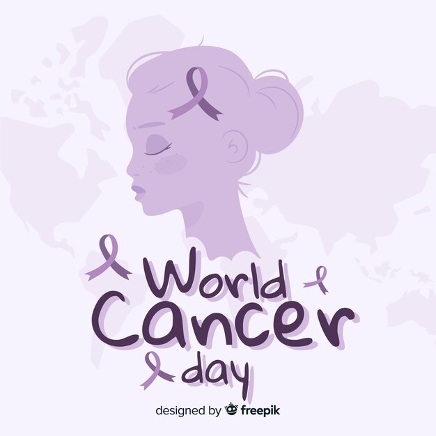 World cancer day background