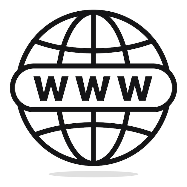Free Vector www internet globe grid