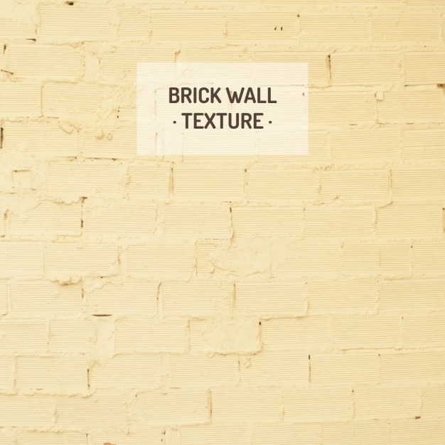 Free Vector yellow brick wall texture