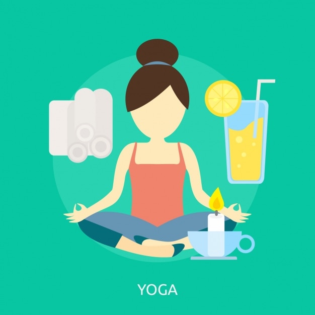 Yoga background design