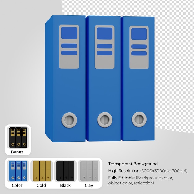 Kostenlose PSD 3d-ordnerarchiv