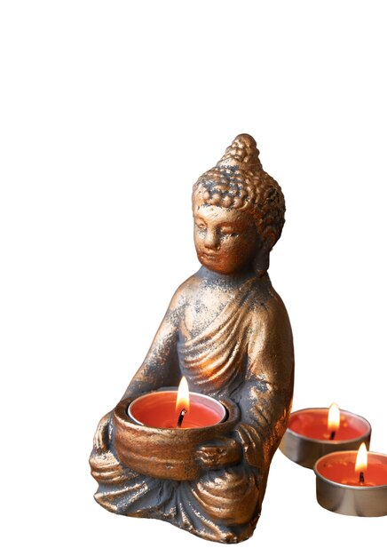 Ansicht der Buddha-Figur