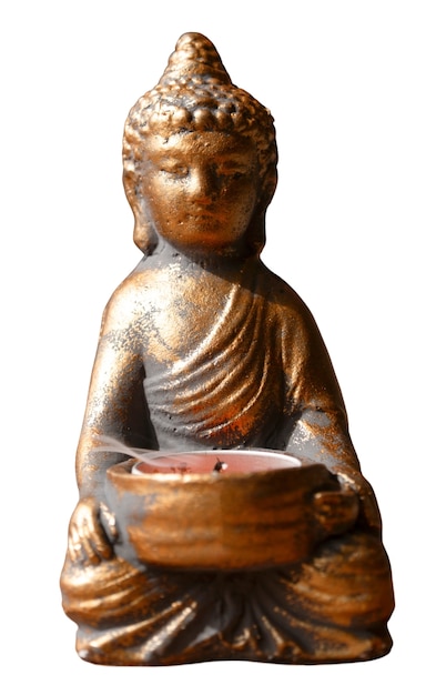 Kostenlose PSD ansicht der buddha-figur