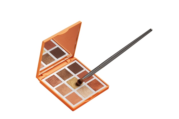 Kostenlose PSD ansicht der lidschatten-make-up-palette