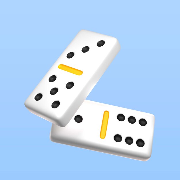 Casino-Domino-Symbol rendern