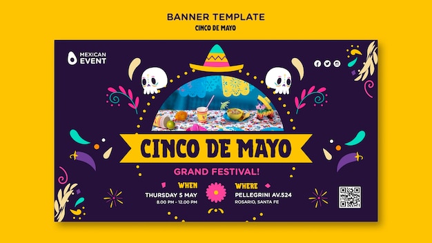 Cinco de Mayo-Banner-Template-Design