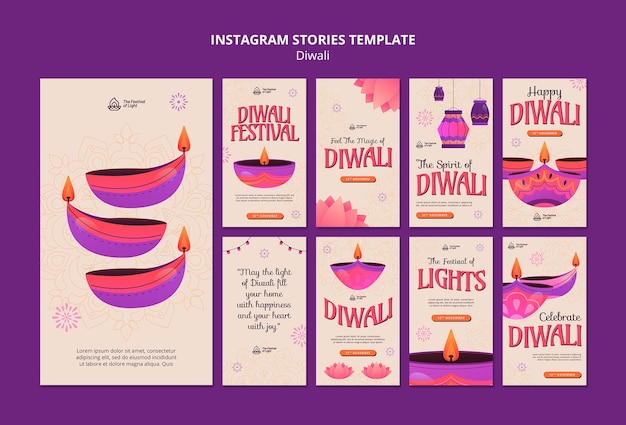 Kostenlose PSD diwali-vorlagendesign