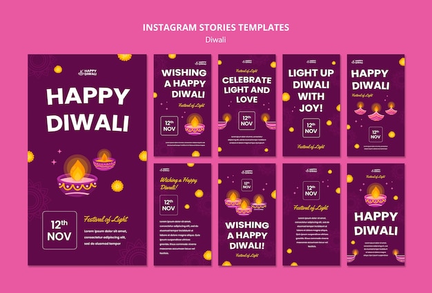 Kostenlose PSD diwali-vorlagendesign