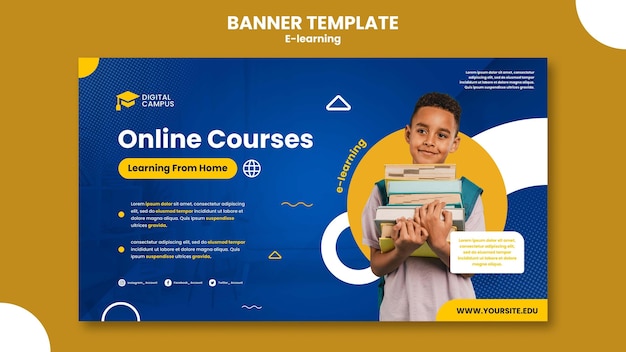 E-Learning-Banner-Vorlage