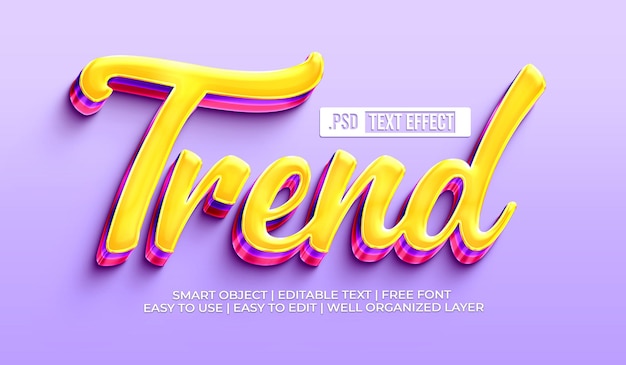 Effekt im Trendtextstil