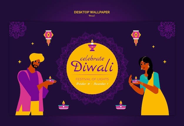 Entwurf der Diwali-Vorlage