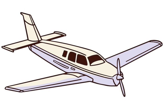 Kostenlose PSD entwurf der flugzeugillustration