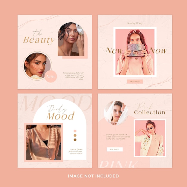 Fashion Instagram Postset Premium Psd