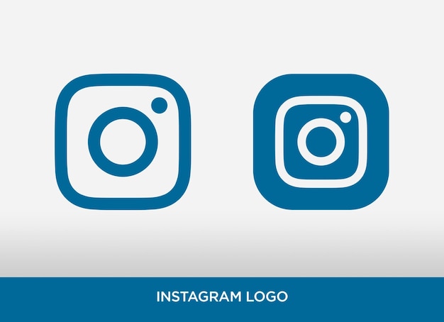 Kostenlose PSD flaches, isoliertes instagram-logo mit rahmen