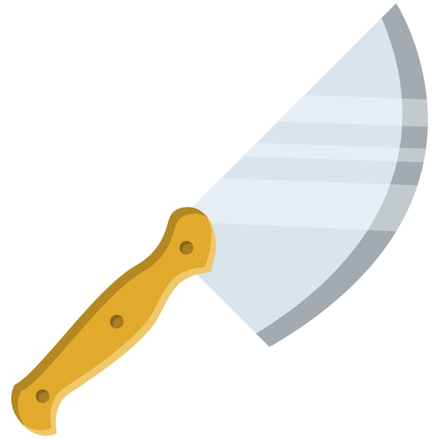 Kostenlose PSD handgezeichnete messer-illustration