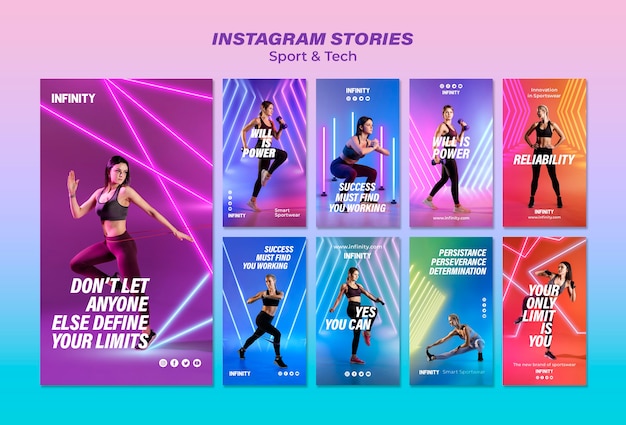 Instagram Storysammlung für Sport und Bewegung