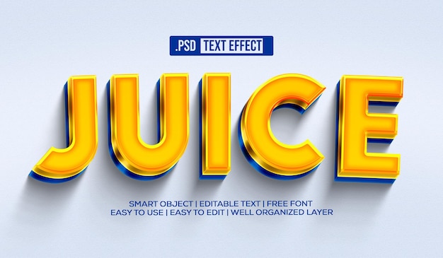 Juice Text Style Effekt