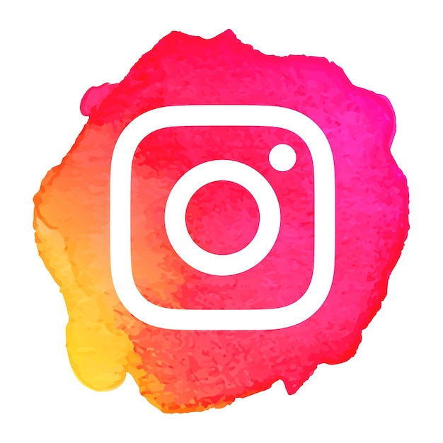 Kostenlose PSD logo der instagram-anwendung