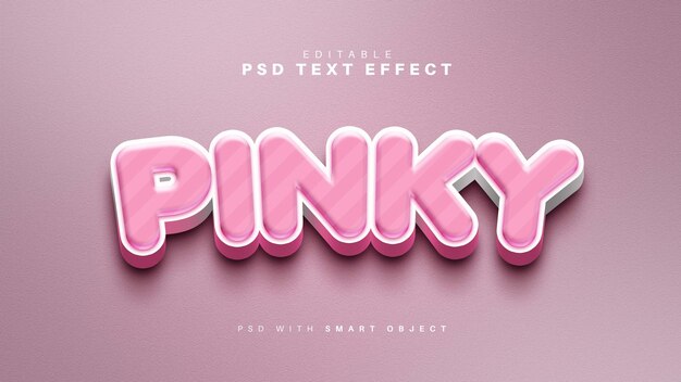 Pinky-Texteffekt